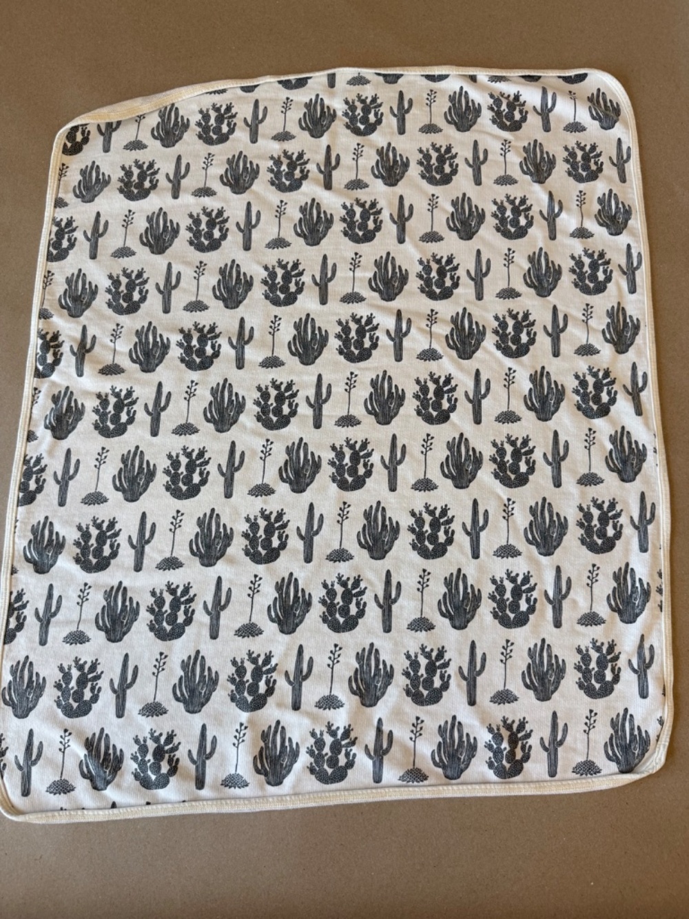 Winter Water Factory 100% Cotton Baby Blanket Cactus Print